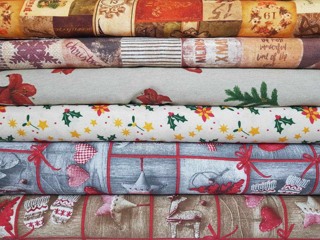 Loneta karácsonyi mintás vásznak