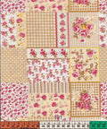 Bézs patchwork minta