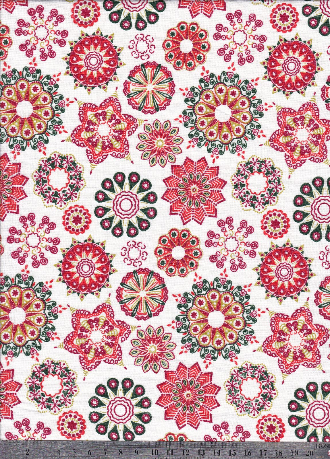 Piros mandala minták