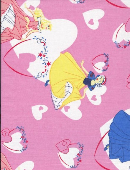 Rózsaszín alapon hercegnők