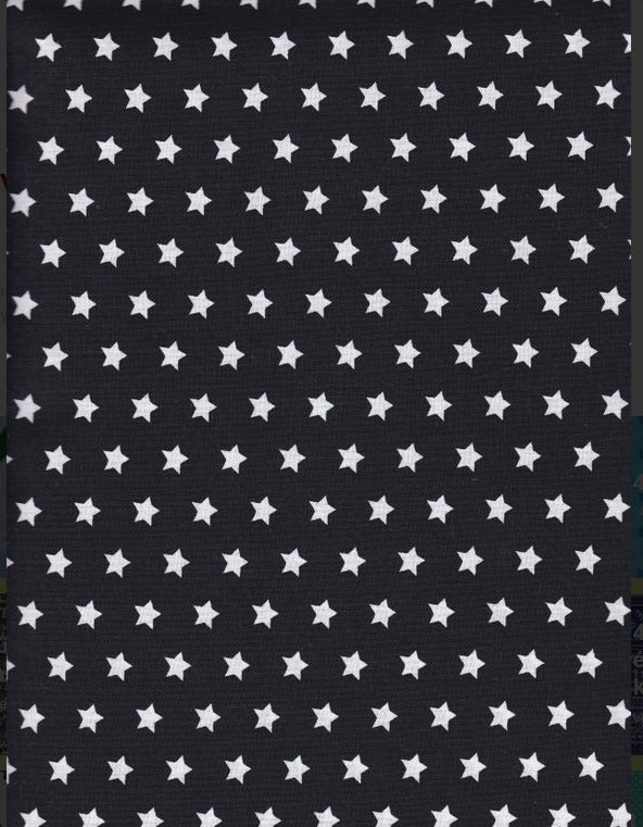 Fekete alapon kiscsillagos