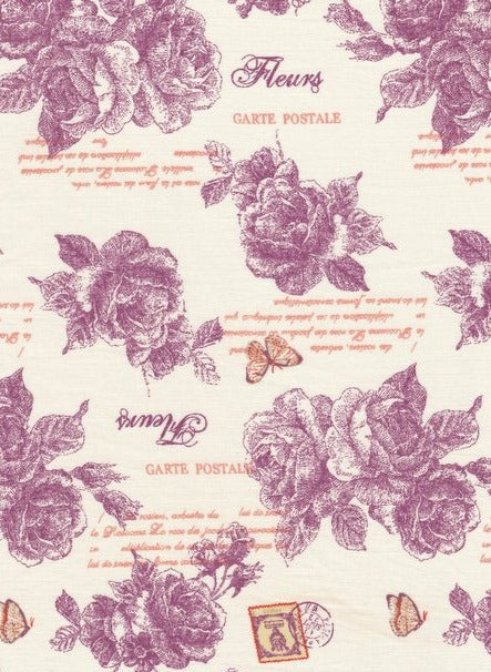 Bordó rózsák írással