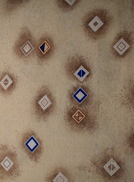 Bézs alapon rombuszos