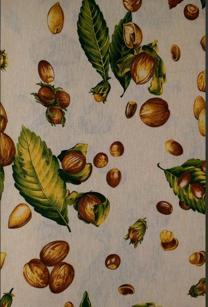 Diós mogyorós leveles vászon