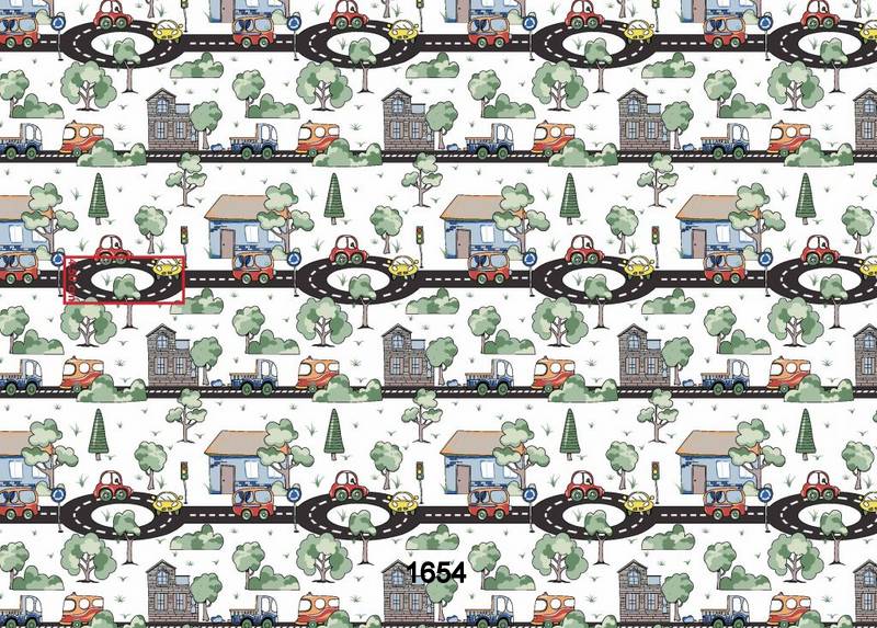 Fehér alapon autók az úton