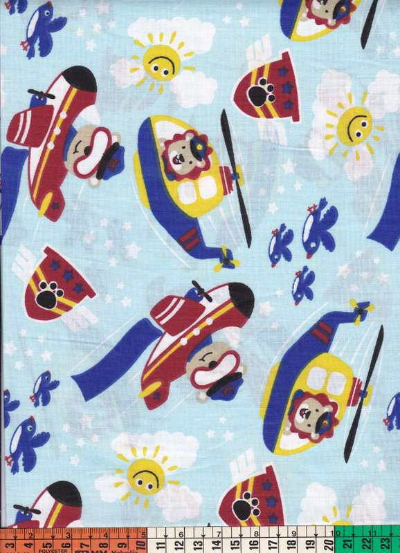 Kék alapon repülő, helikopter