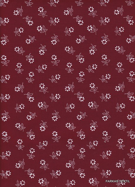 1803 bordó alapon fehér margaréta