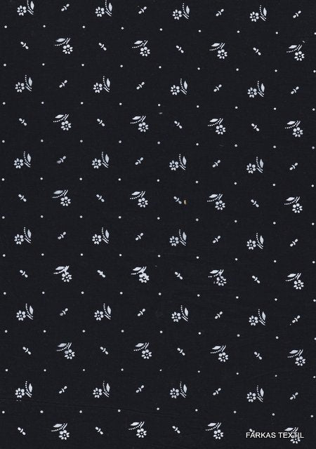 1804 Fekete alapon pici margaréta