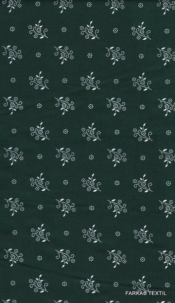 1808 zöld alapon ágas virág